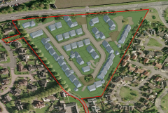 Residential development in Linlithgow, West Lothian